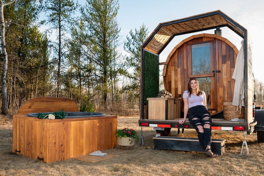 dark barrel saunas | mobile saunas near me | sauna rental | health wellness | date night | cold plunge | hot cold therapy